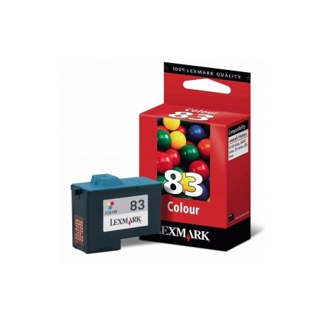 Cartucho de Tinta Lexmark 83 (18L0042) Tricolor Original para 450 páginas.