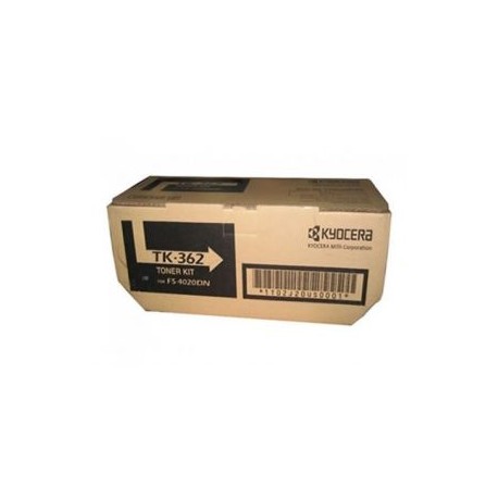 Cartucho de Toner Kyocera TK-362 Negro Original para 20,000 páginas.