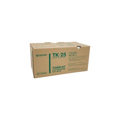 Cartucho de Toner Kyocera TK-25 Negro Original para 5,000 páginas.