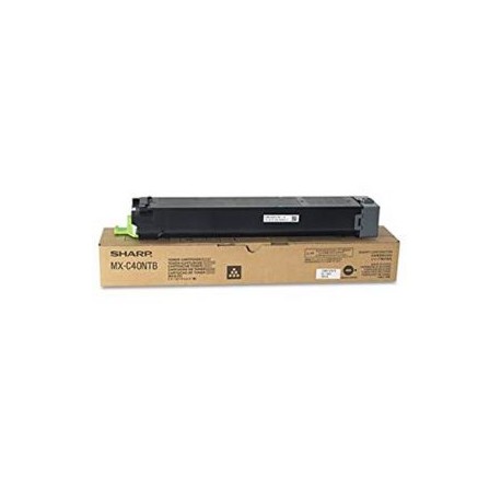 Cartucho de Toner Sharp MXC40NTB Negro Original para 10,000 páginas.