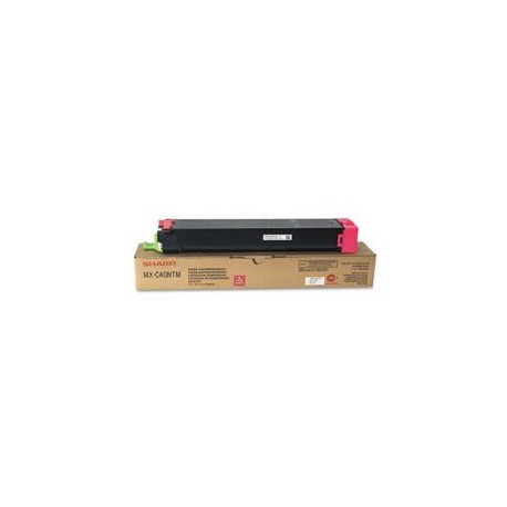Cartucho de Toner Sharp MXC40NTM Magenta Original para 10,000 páginas.
