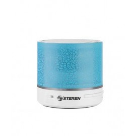 Bocina mini bluetooth con luz ritmica marca Steren.