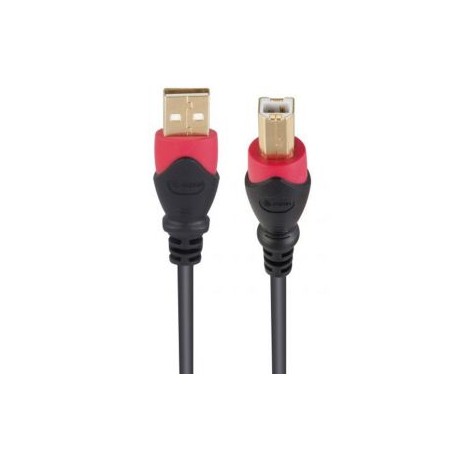 Cable Elite de USB 2.0 a USB tipo B Reforzado con conectores dorados de 7.2m marca Steren