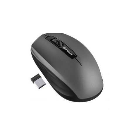 Mouse óptico inalámbrico con resolución de 1000 DPI y Plug & Play marca Steren.