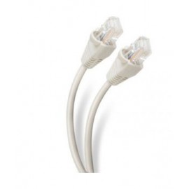 Cable de Red UTP CAT 5 gris de 3.0m marca Steren.