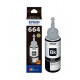 Botella de Tinta Epson 664 (T664120) Negro Original para 4,000 páginas.