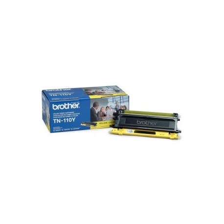 Cartucho de Toner Brother TN-110Y Amarillo Original para 1,500 páginas.