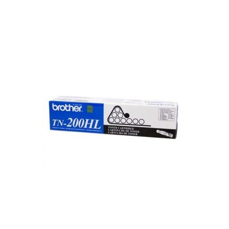 Cartucho de Toner Brother TN-200HL Negro Original para 2,200 páginas.